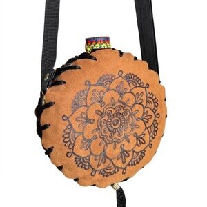 Handmade Faux Suede Rainbow Canteen